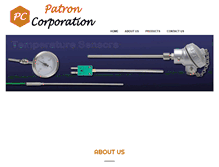 Tablet Screenshot of patroncorporation.com